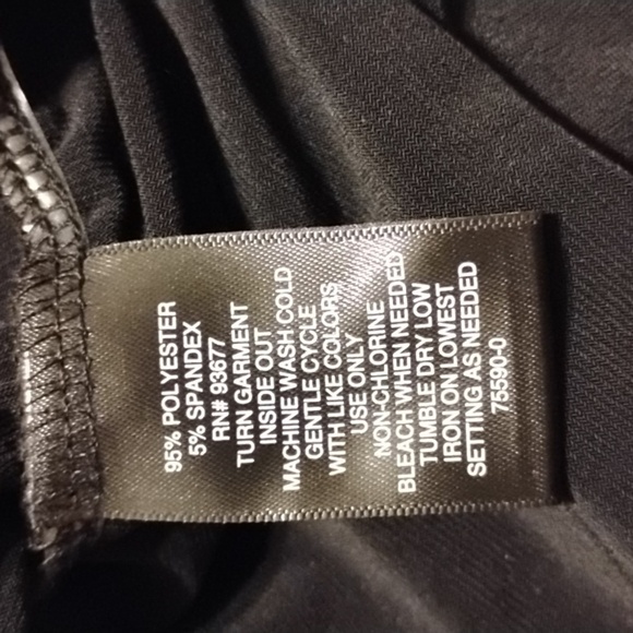 BOLD Elements Woman's Black V-neck Long Sleeve Blouse, Size:  L, NWT - Picture 8 of 10